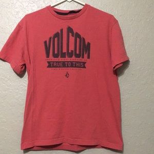 volcom red tee